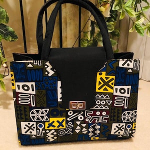 Bolso / Tote Ankara con estampado africano