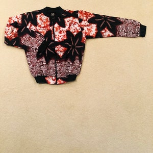 African Print Children&#39;s Bomber Jacket / Ankara Bomber jacket / African jacket