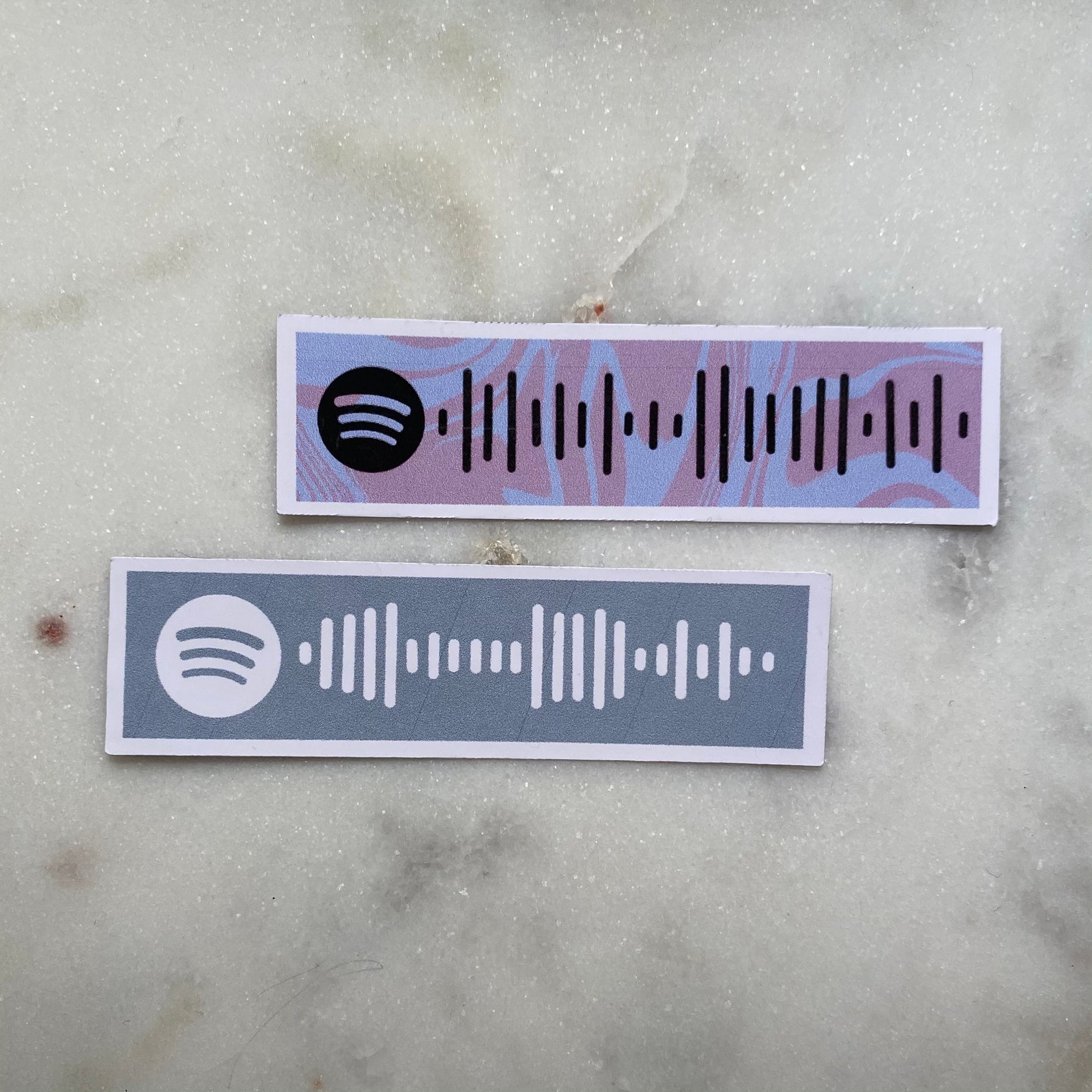 Custom Spotify code stickers 3 inches Etsy