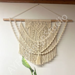 Macrame Wall Hanging, Boho Headboard, Wall Tapestry, Wall Decor, Bohemian Wall Art, Woven Home Gift