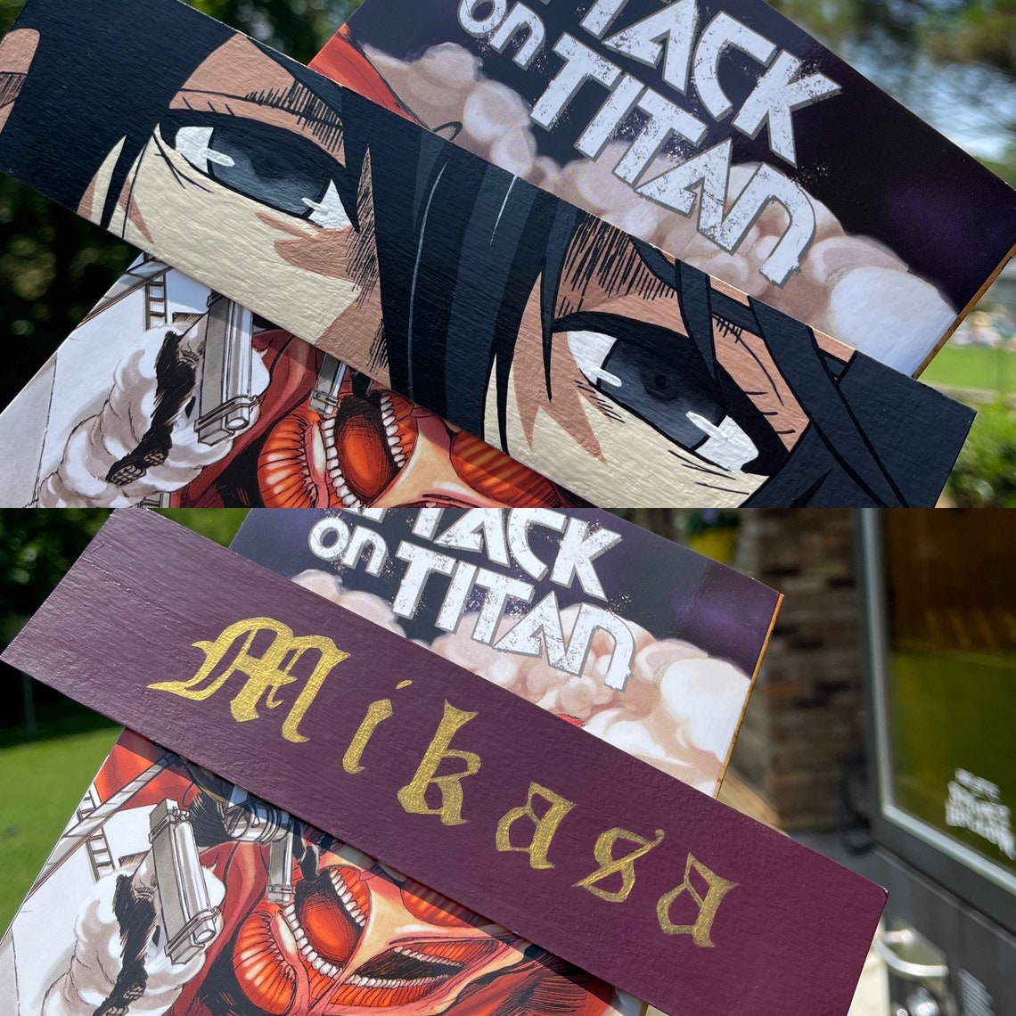 Customizable Anime Bookmarks Etsy