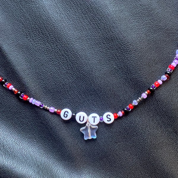 Olivia Rodrigo Guts Necklace - Etsy