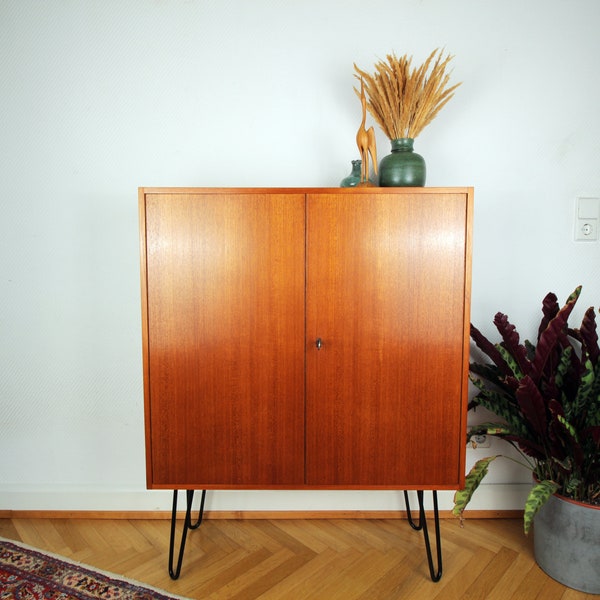 Mid-Century Schrank Kommode Dresser Teak Vintage DeWe 50er 60er 70er Design