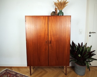 Mid-Century Schrank Kommode Børge Mogensen Søborg Møbelfabrik Danish Teak Vintage 50er 60er 70er Design