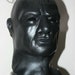 Black Latex Hood Masculine Mask Full Head Fetish Heavy Duty Dip Moulded Zipper 