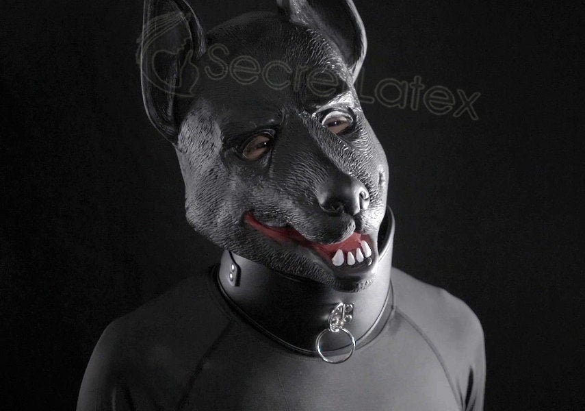 Rubber top dog costume