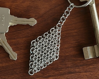 chainmail keychain - the book of knights