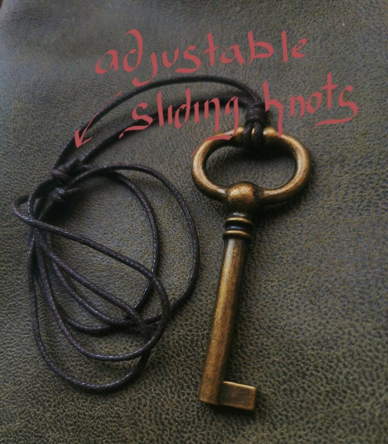 adjustable skeleton key necklace wanderer's wares image 9