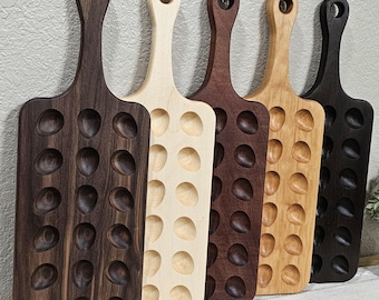18 Count Deviled Egg Charcuterie Brett | Wende | Mehrere Holzfarben
