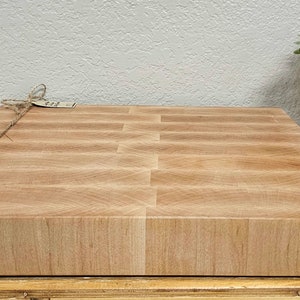 End Grain Cutting Board | Butchers Block | Maple Wood