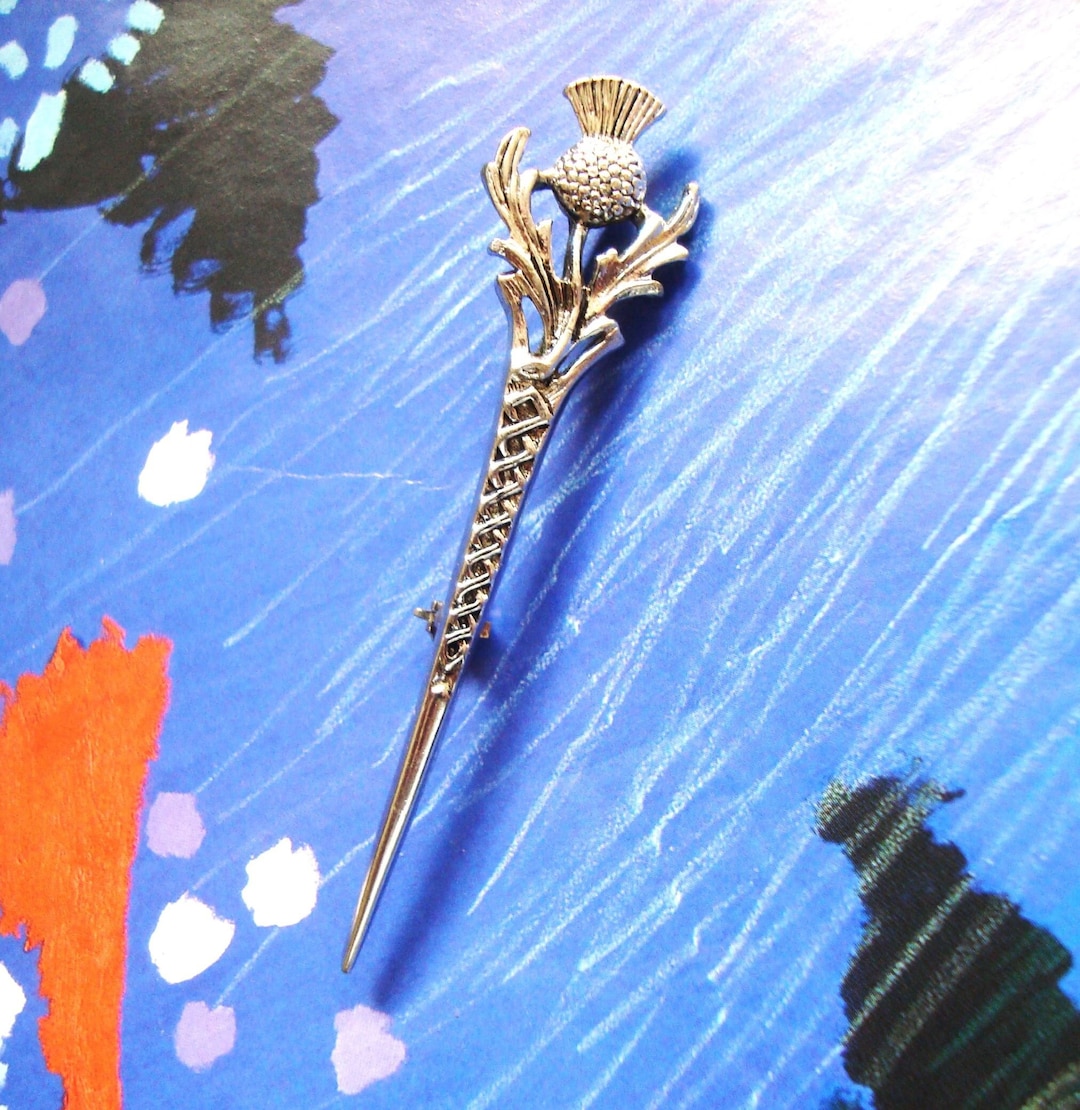 Thistle Dagger or Dirk Pin or Brooch From Scotland - Etsy