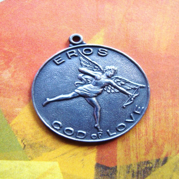 Vintage Eros God of Love Pendant or Charm