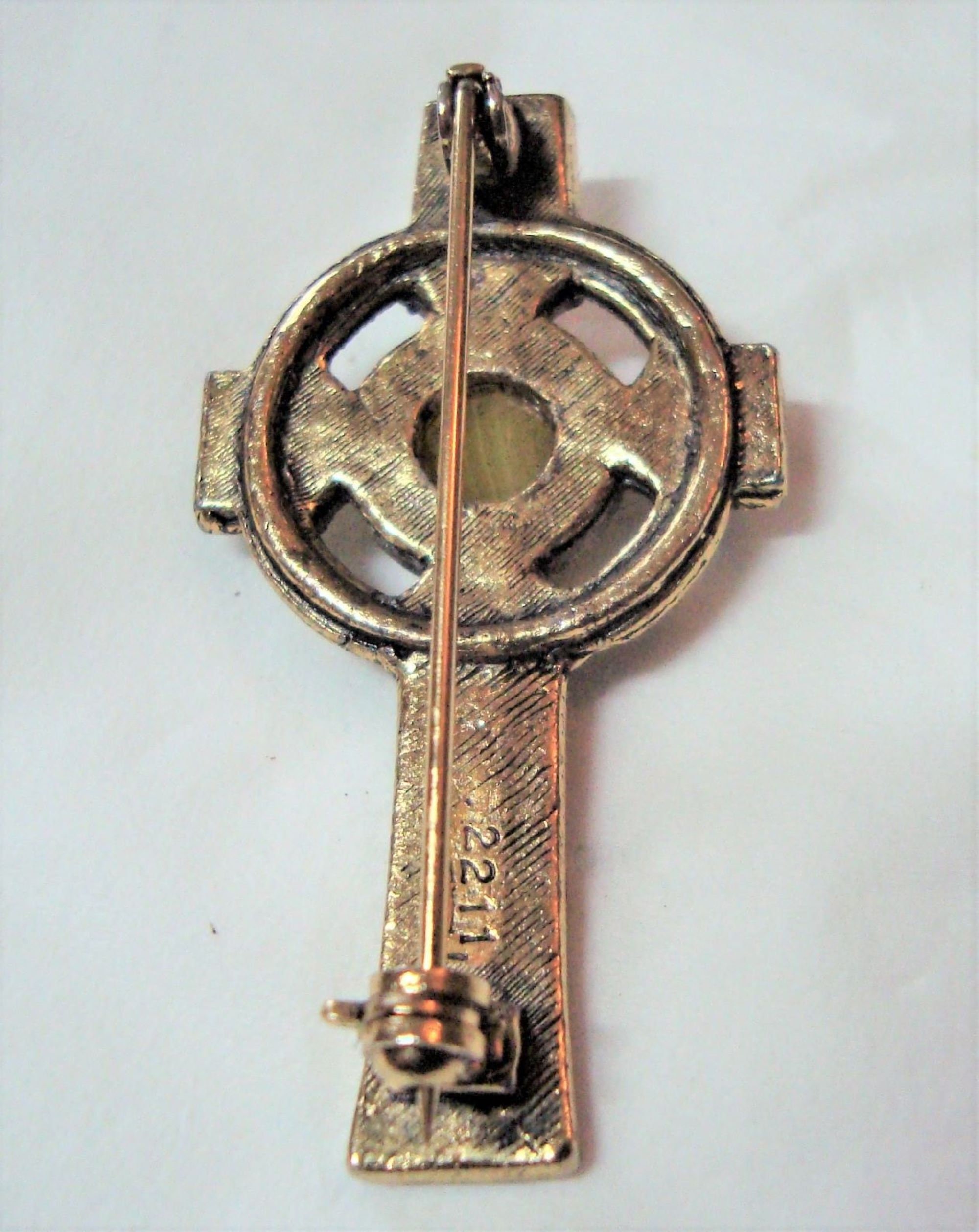 vintage celtic brooch