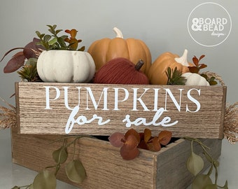 Pumpkins for Sale SVG, PNG, and PDF - Pumpkins for Sale Cut File for Cricut and Silhouette - Pumpkins for Sale Printable - Pumpkin Sign