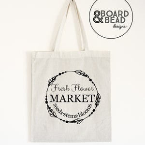 Fresh Flower Market SVG PNG and PDF Spring Flower Cut File | Etsy