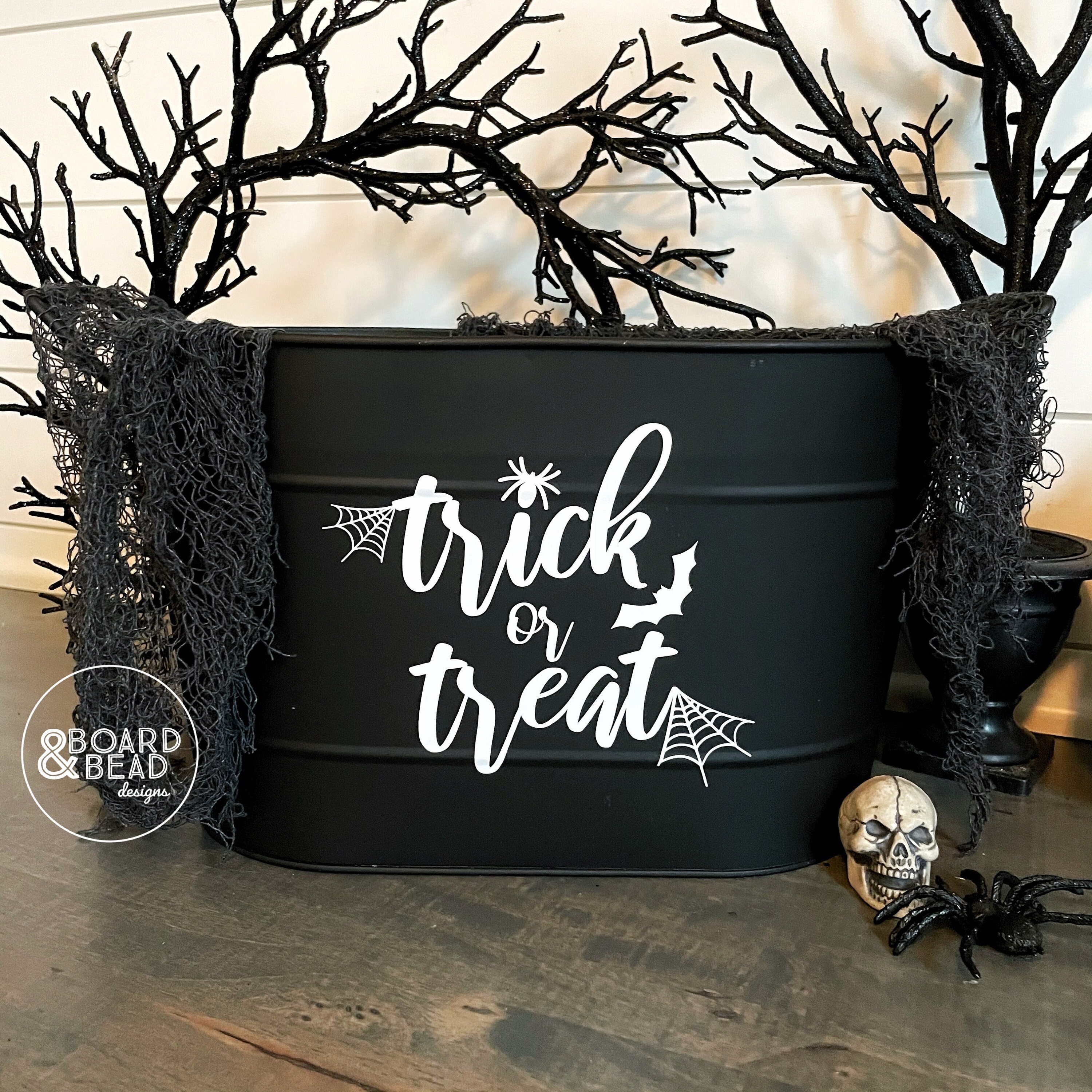 Trick or Treat SVG PNG and PDF Trick or Treat Cut File for - Etsy