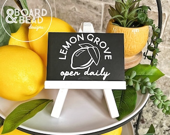 Lemon SVG- Lemon Grove SVG -Lemon Cut File -Farmhouse Lemon SVG- Lemon File for Cricut