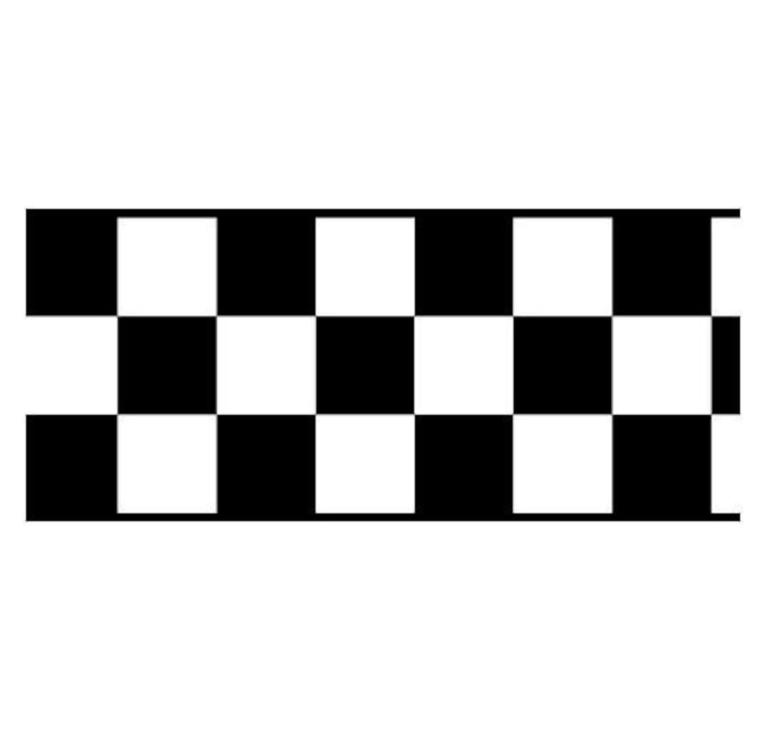 Checkered Flag Wallpaper Border4.5 Inch black Edge Etsy