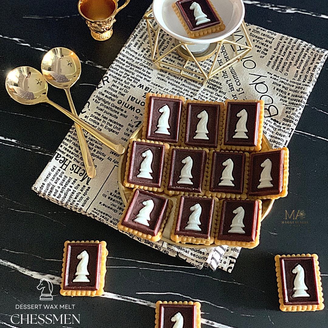 Chessmen Butter Cookies Knight Cookie Tart Shortbread Etsy