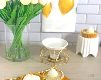Lemon Meringue Pie Wax Melt | Fake Food Wax Melt | Lemon Tart Melt | Highly Scented Wax Melt | Lemon Scented Wax Melt| Bakery Melt  Candle