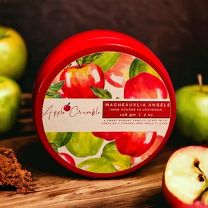Apple Pie Candle | Apple Crumb Scented | Apple Pie Scented | Baked Apple Pie Candle | Fall Scented Candle | Autumn Scented | Cinnamon Apple