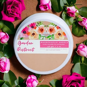 Floral Scented Candle | Garden District Candle| Jasmine Scented Candle| Mothers Day Gift | V-Day Gift