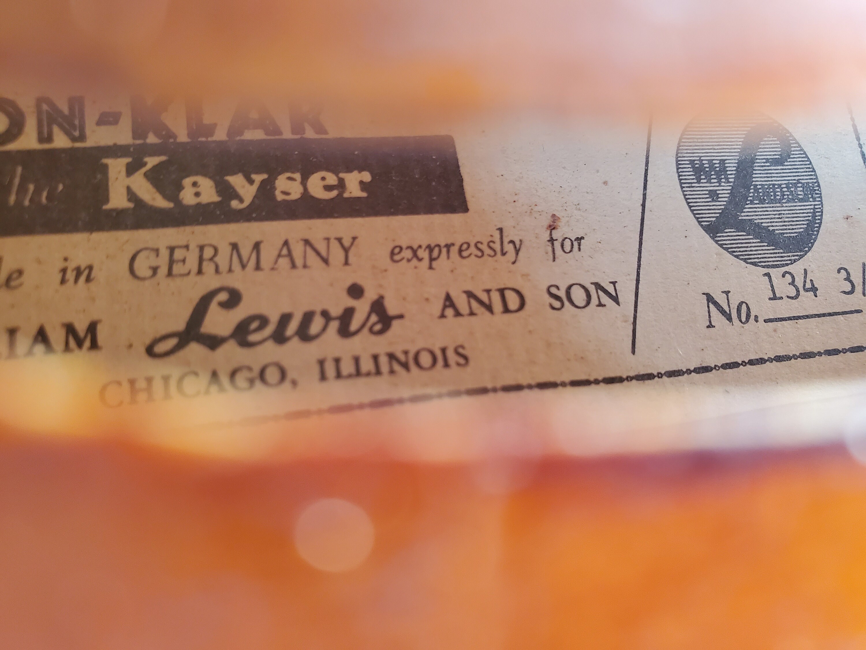 3/4 Violin Made in Germany Lewis and Sons Tonklar the Kayser Etsy