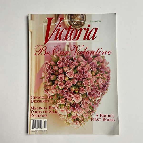 romance writers of canada magazine Victoria Magazine February 2000 - Romance, floral bouquets, ballgowns, quiet luxury, antique roses, vintage beds & linens, chocolate dessert