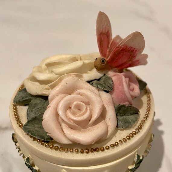 Whimsical Butterfly Jewelry Box, Ring Dish, or Tr… - image 4
