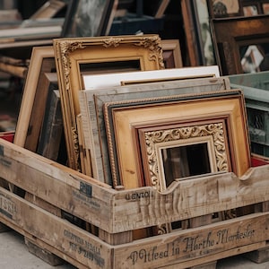 Collezioni di cornici vintage selezionate: cornici shabby chic decorate, stile antico, decorazioni per pareti di gallerie