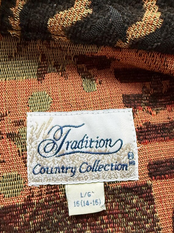 Vintage Tapestry Jacket: Boho Patchwork Coat, Siz… - image 10
