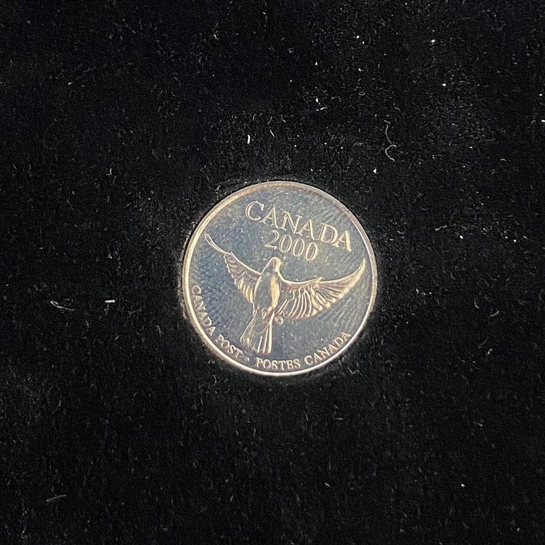 Official Millennium Keepsake Coin Canada Post 19992000 Etsy