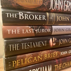 John Grisham Hardcover Novels, 1st Editions | Legal Thrillers, New York Times Bestsellers, The Rainmaker, The Pelican Brief, and More!