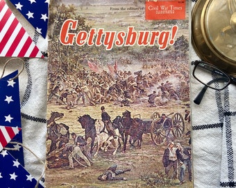Gettysburg Civil War Times Illustrated - historisch tijdschrift juli 1963