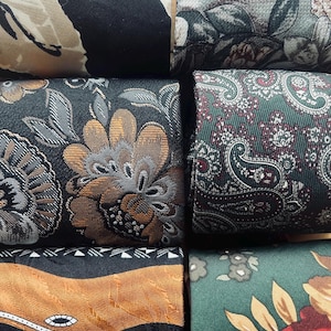 Corbatas de seda europeas vintage - Moda masculina de diseño