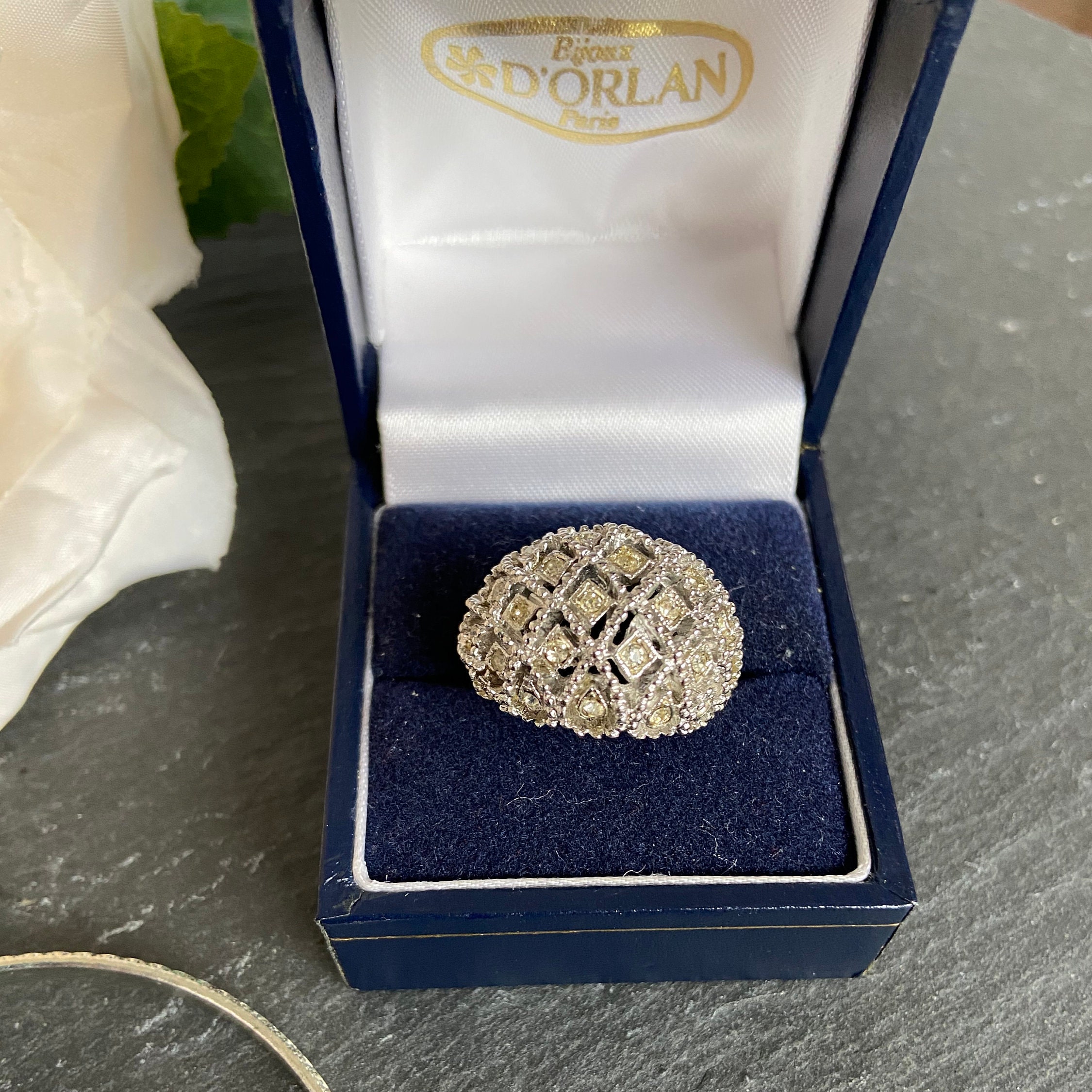 Fabulous Cocktail Rings Bijoux D'Orlan Paris Vintage Etsy