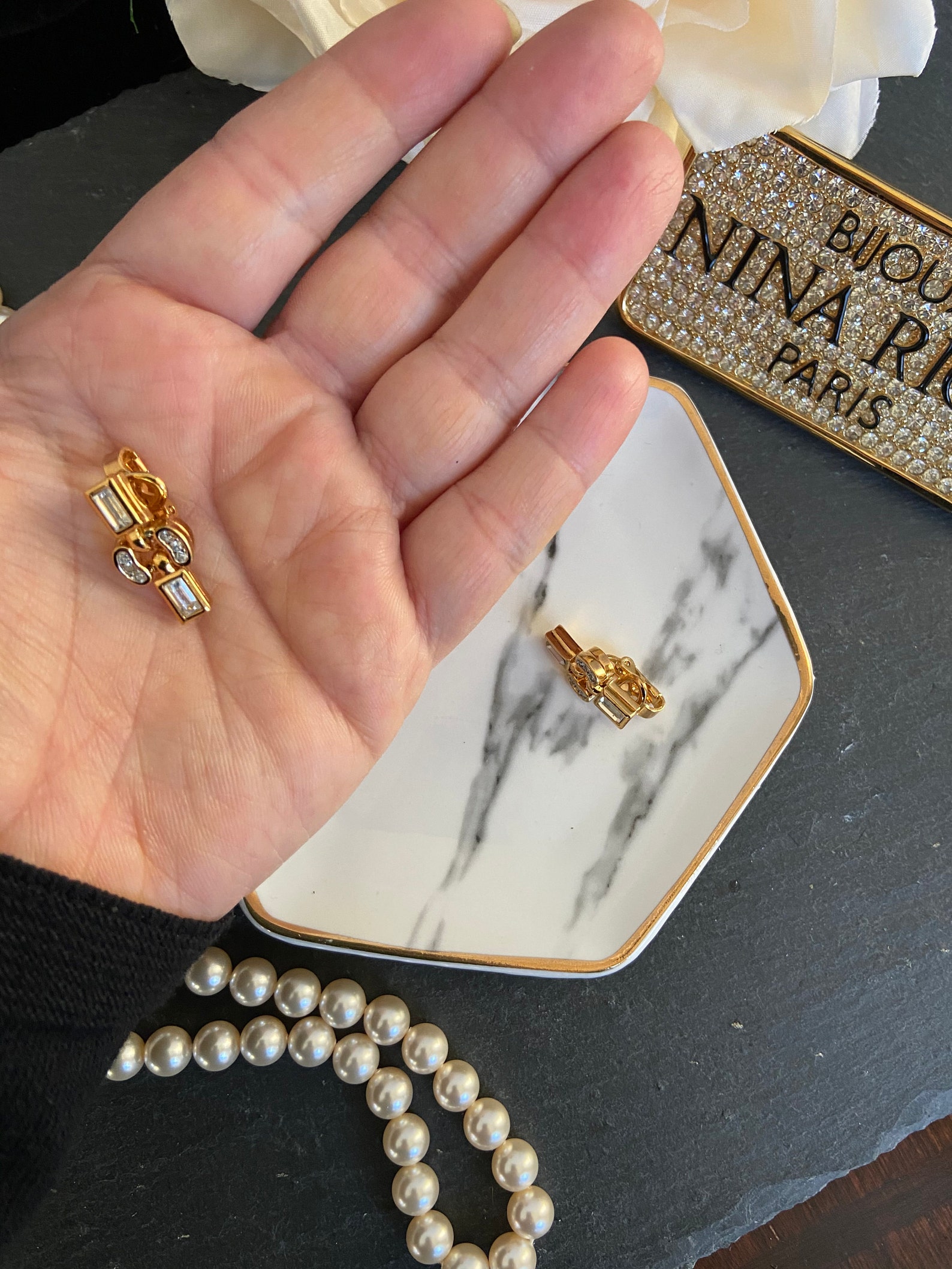 Bijoux D'Orlan Paris Vintage 1980er Jahre Art Deco Stil Etsy