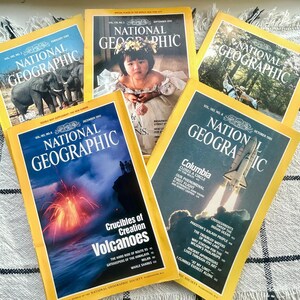 NATIONAL GEOGRAPHIC 創刊から1990年代まで National Geographic January-June 1990: Vol 177 Table of