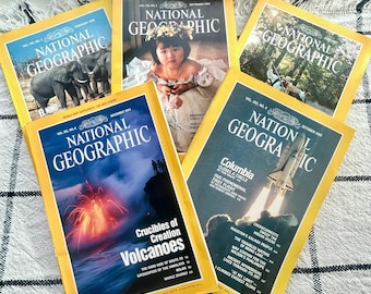 NATIONAL GEOGRAPHIC MAGAZINES - 1980&#39;s and 1990&#39;s Editions