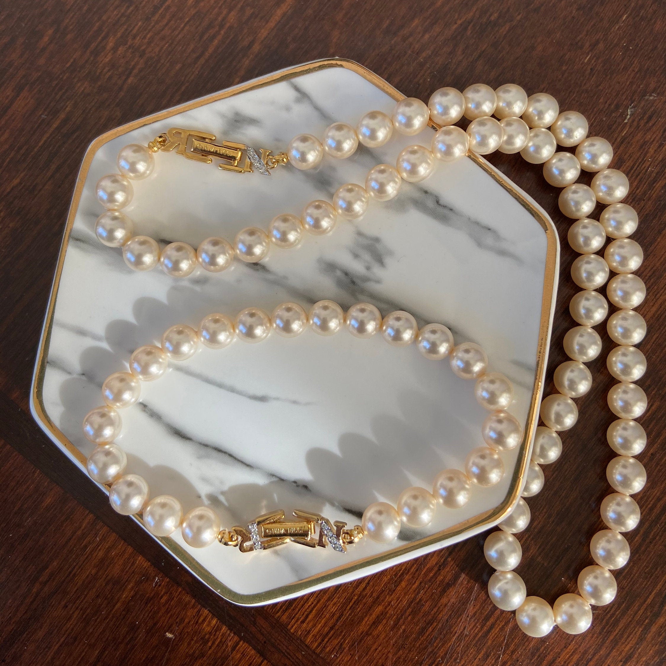 Nina Ricci Paris Classy Elegant Faux Pearl Set Includes - Etsy