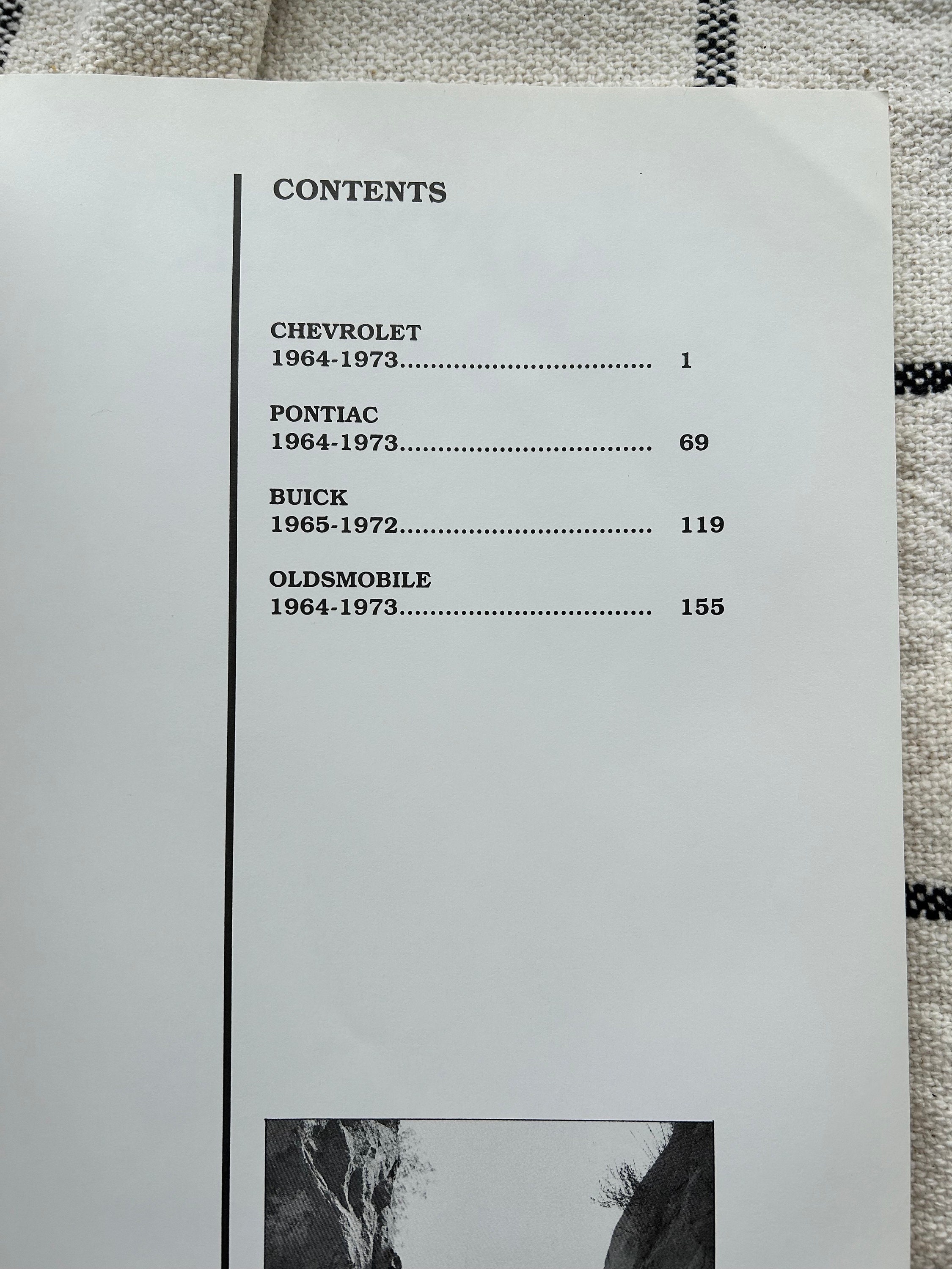 Guide to GM Muscle Cars 1964-1973 Book - Classic Cars