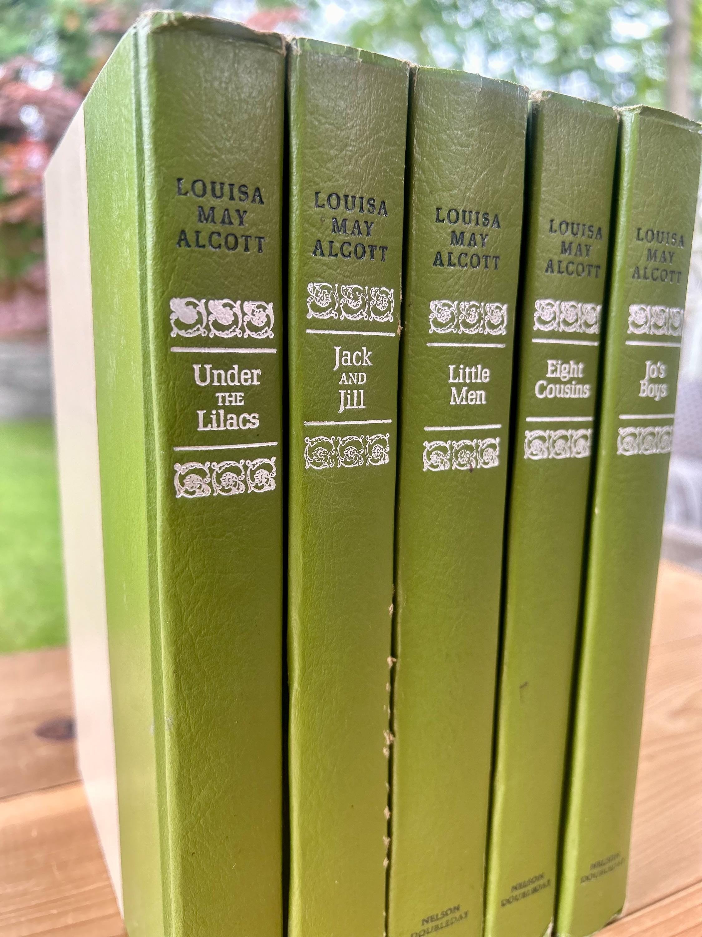 1950s Louisa May Alcott Book Set: Little Men, Jo's Boys, Eight
