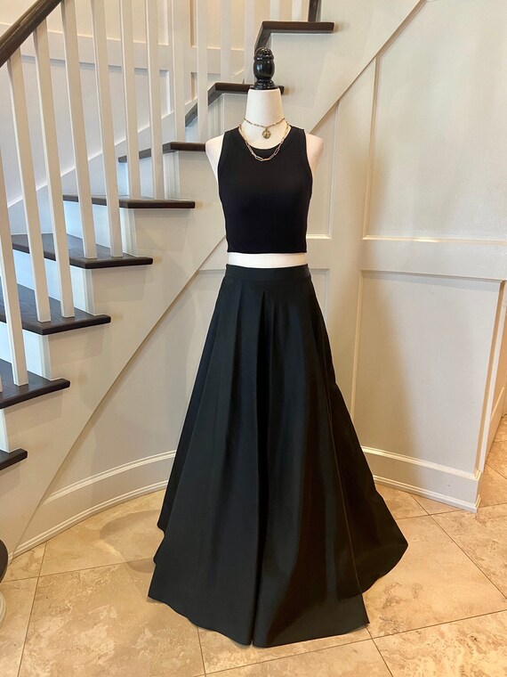 Full Formal Black Ballgown Skirt Formal Event, Wedd… Gem