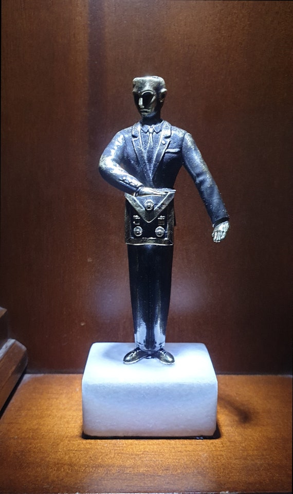 Master Mason Masonic Statue Third Degree Etsy