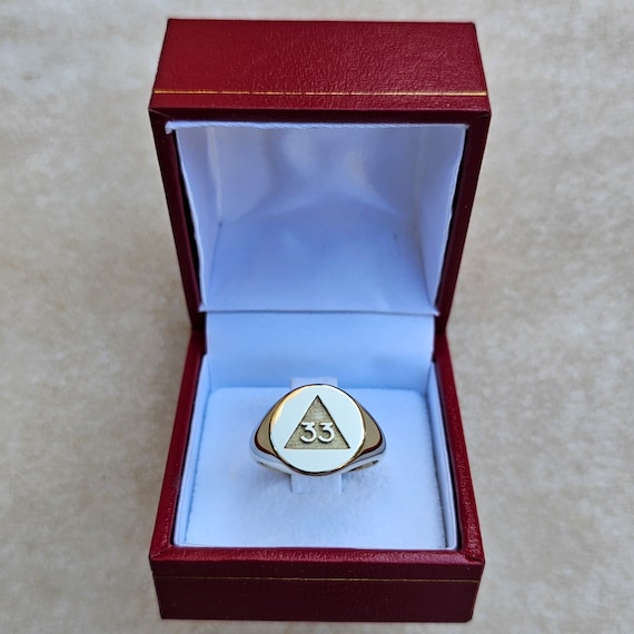 Anillo grado 33 masoneria sale