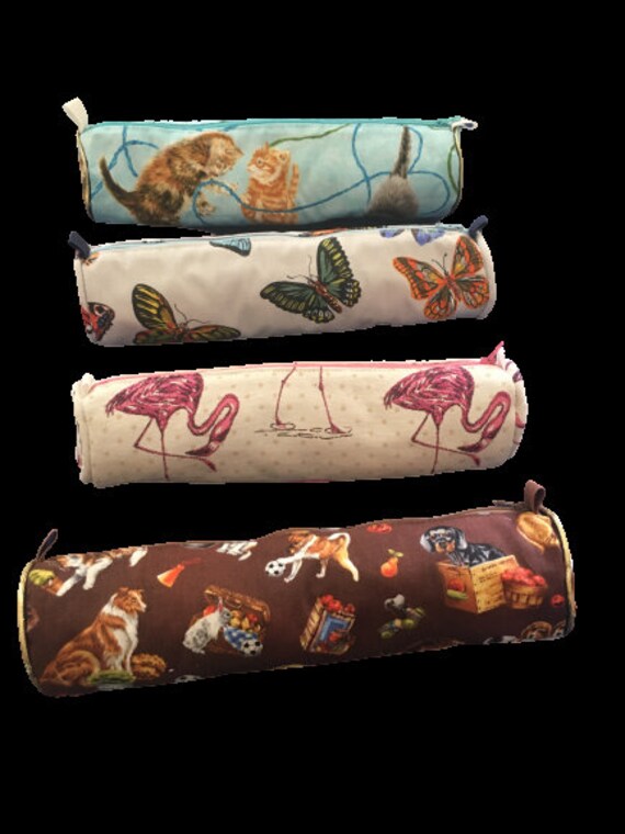 Trousse à Crayon en Coton Fait Main