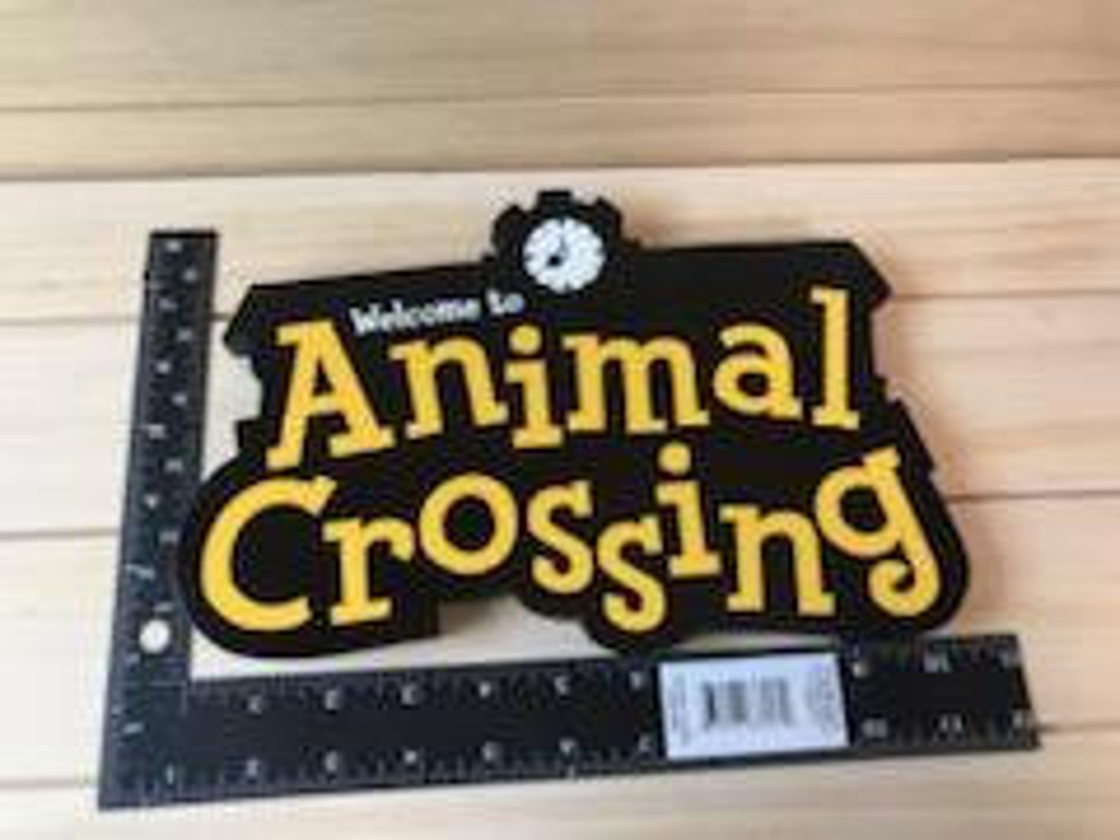 Animal Crossing Handmade Wooden Wall Hanging Sign Etsy