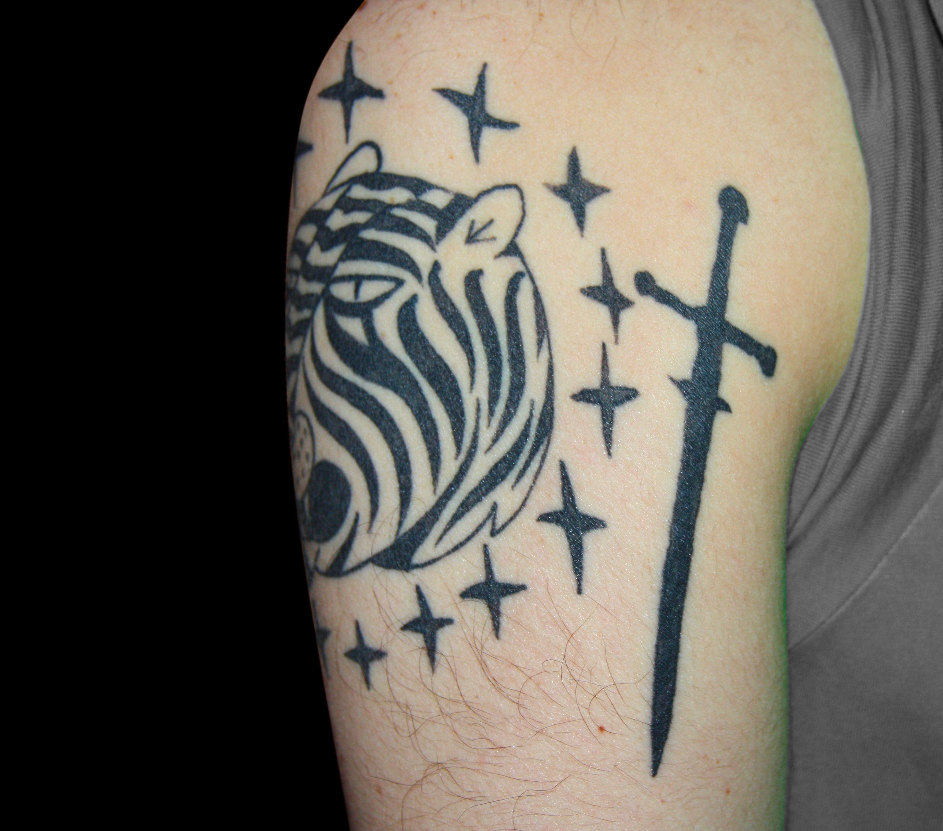 Fackel. Einzigartige TattooDesign kann nur einmal für eine Etsy