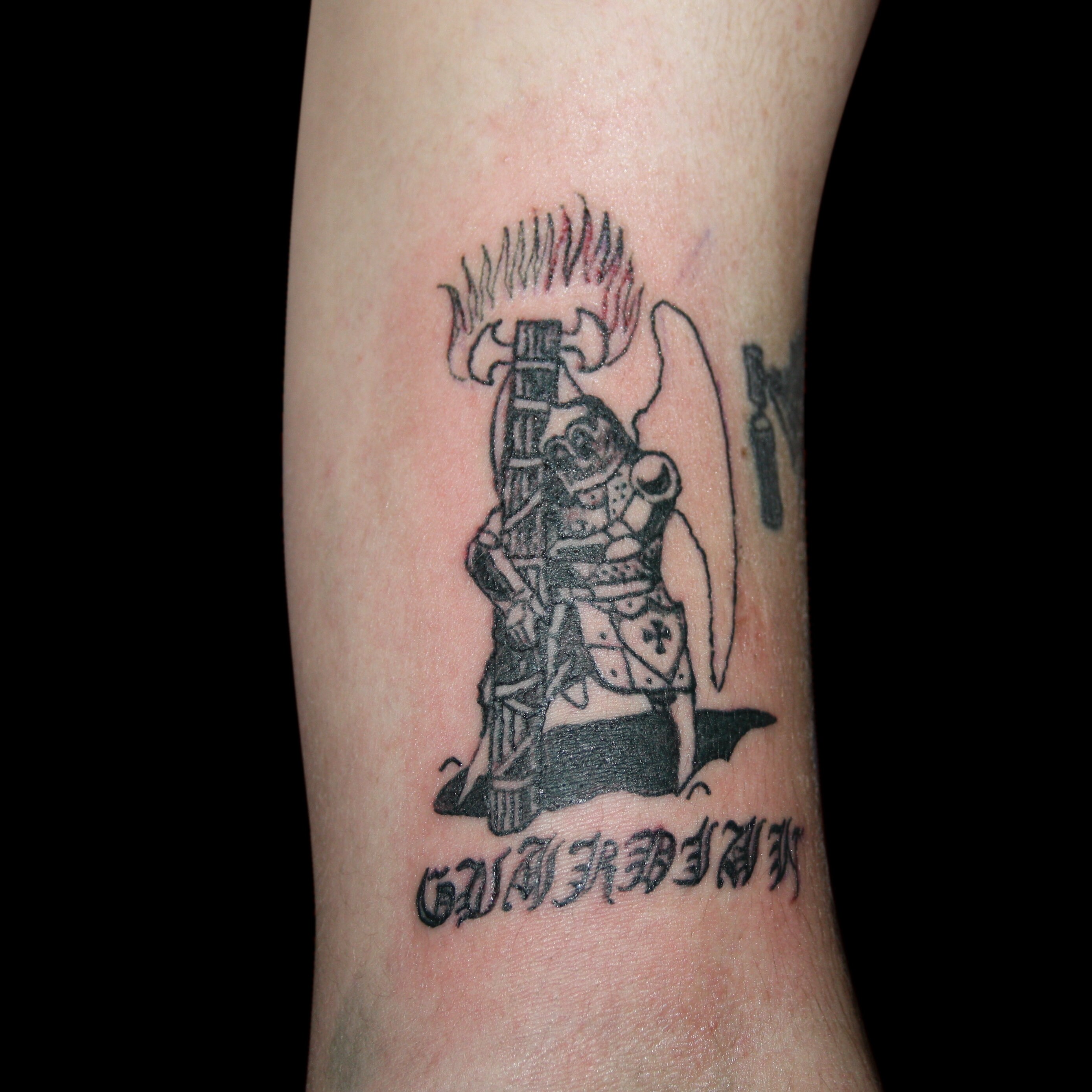 Fackel. Einzigartige TattooDesign kann nur einmal für eine Etsy