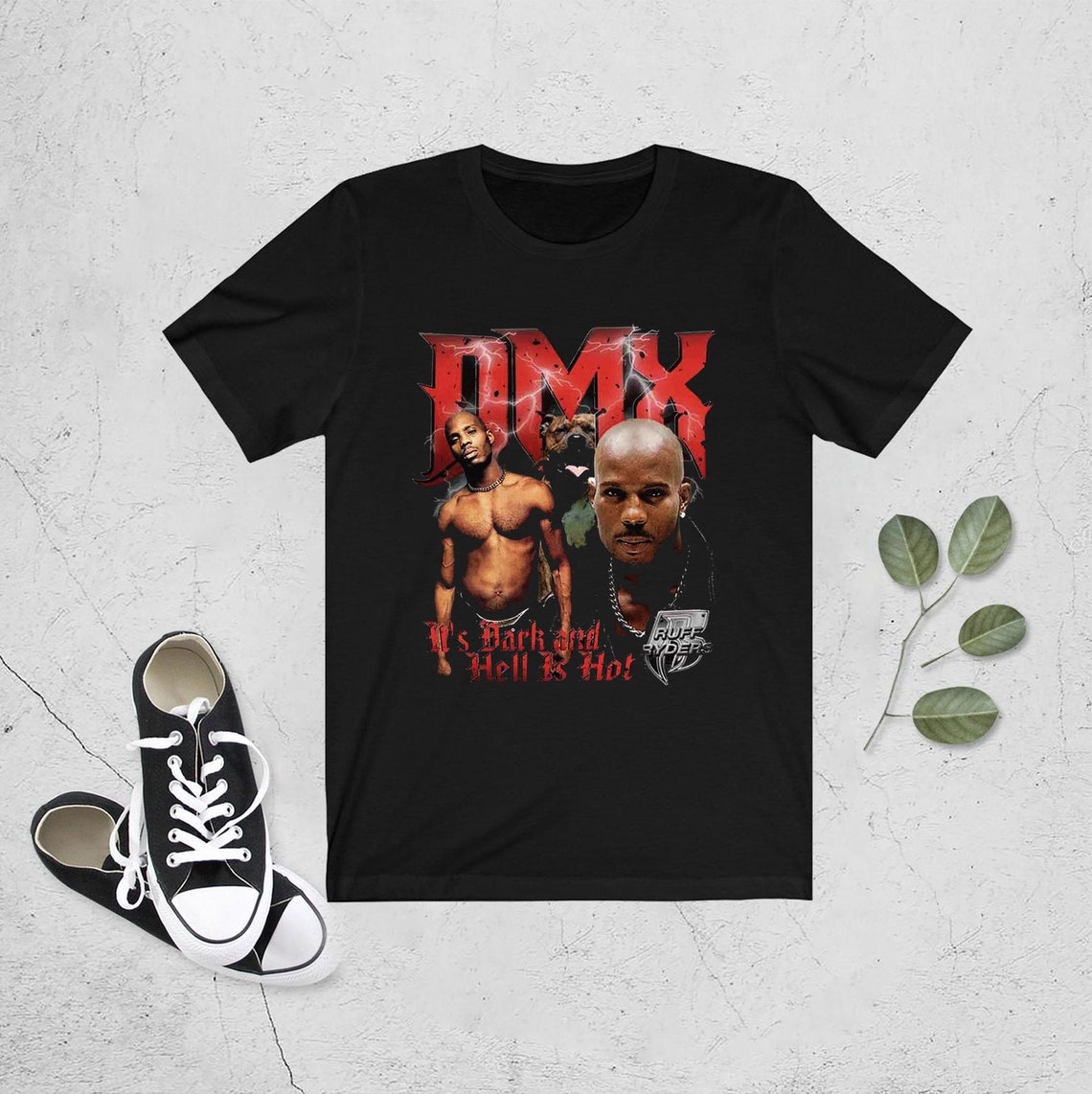 DMX t shirt for men and women DMX It's Dark and Hell is | Etsy